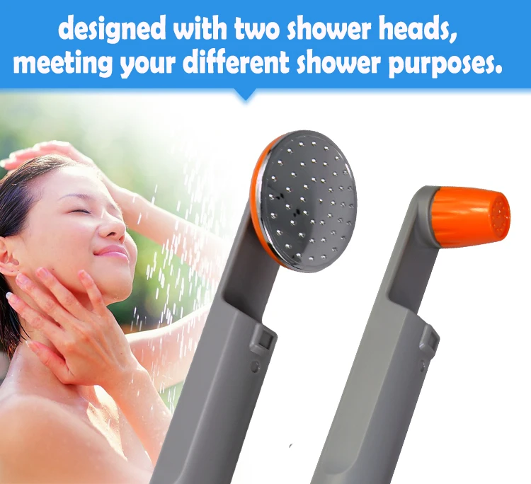 3.7V USB Rechargeable Portable Toilet Water Jet Sprayer Muslim Travel Bidet with Foldable Bucket for Indoor & Outdoor Use manufacture