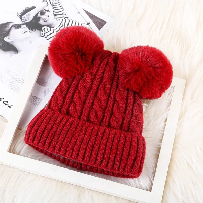 Gorro De Invierno Tipo Cosaco Ruso Para Mujer, Con Pompón De Piel Sintética - Tejido, Abrigado Y Con Estilo