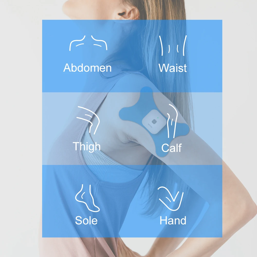 Mini Wireless TENS Unit  Muscle Stimulator Wireless Tens Machine Pulse Massage Muscle Sorenes TENS Pad for Relieve Body Pain