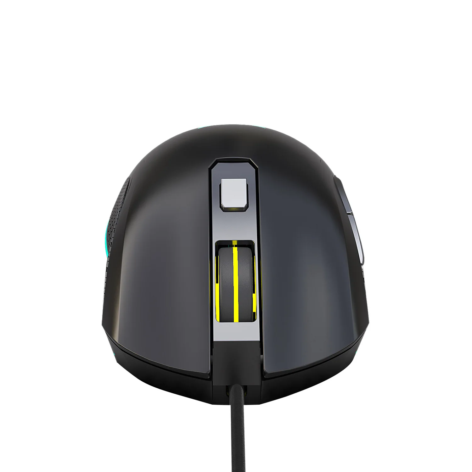 wired gaming mouse hxsj a866 7-color led optica