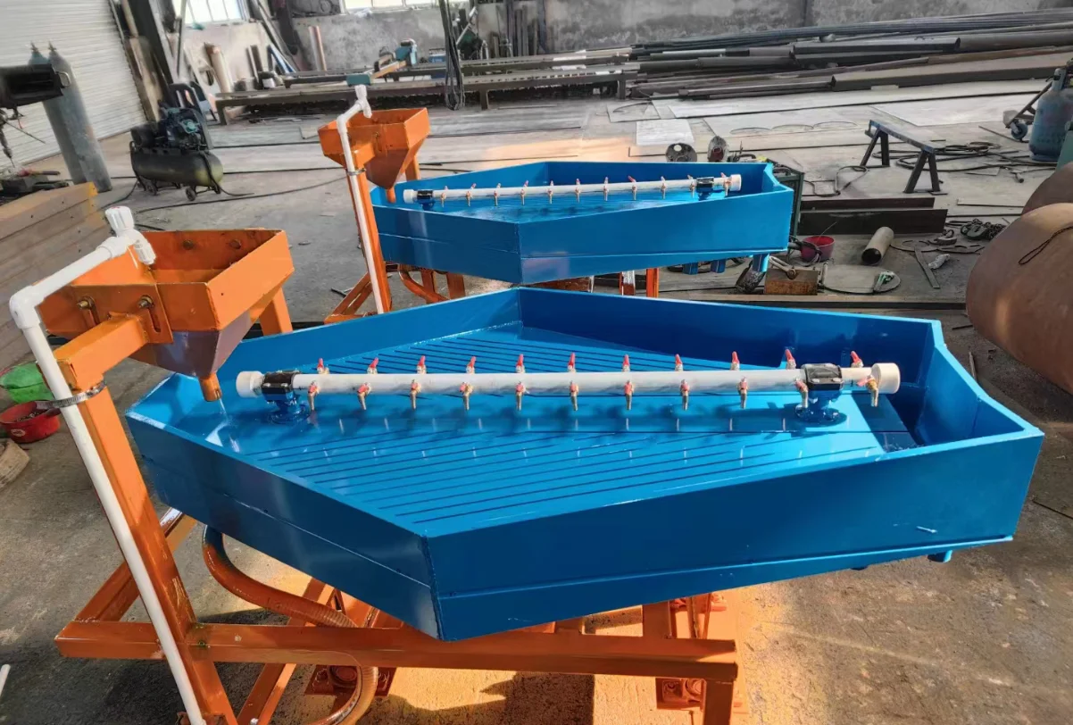 Gold Ore Processing High Recovery Gold Mining Shaker Table Gravity Separation Gemini Shaking