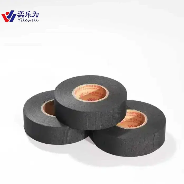 Masking Tape Pressure Sensitive Cloth 48mm 125 Degree Heat-Resistant Acrylic Adhesive Single-Sided Sticker No Residue 25m Length harness tape