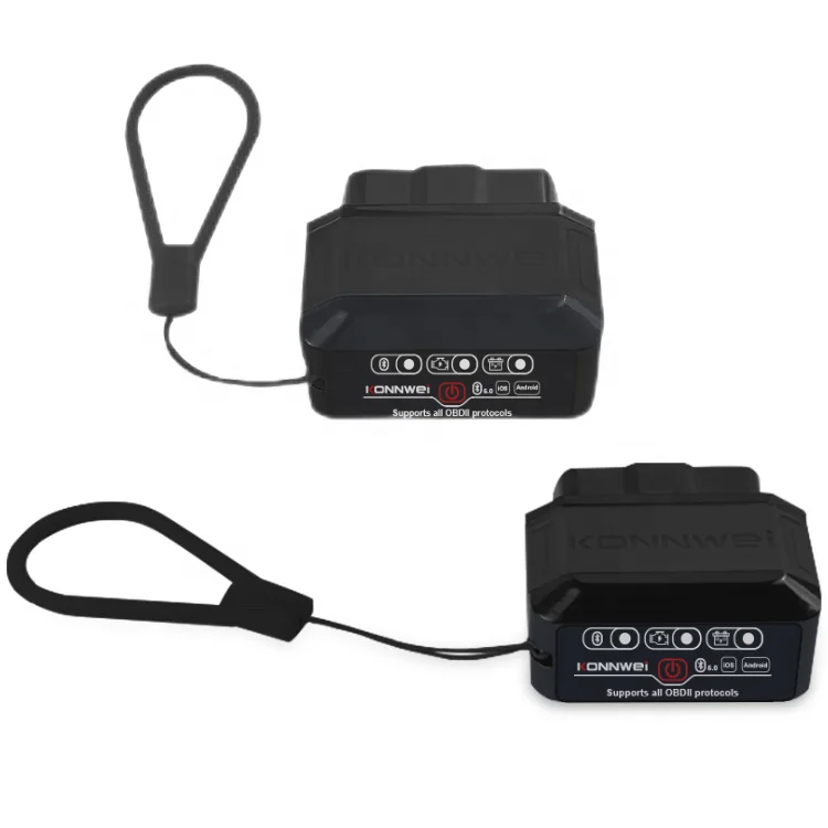 Protocol Car OBD2 Engine System Diagnosis Tool KONNWEI Wireless Bluetooth KW906 OBD2 Diagnostic Scanner for 12V Vehicle