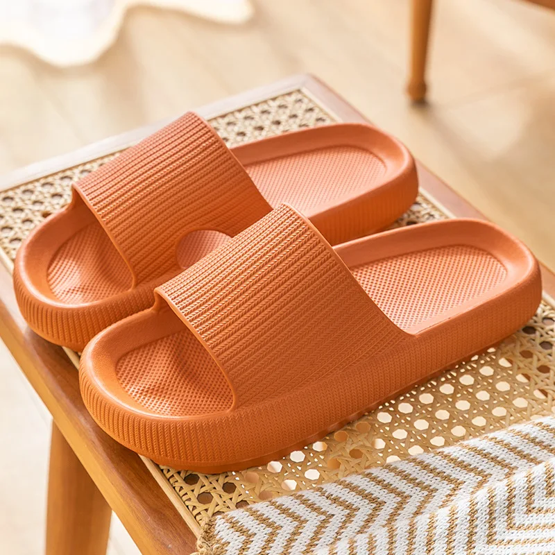 Sandalias de Mujer Tipo Chanclas Suaves de EVA, Extra Gruesas,  Antideslizantes, para Playa, Spa, Piscina, Baño, Casa, Punta Abierta,  Secado Rápido,