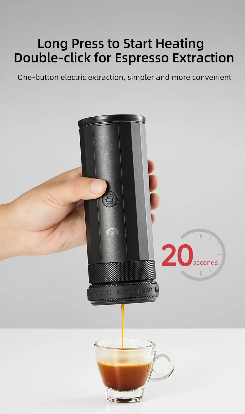 ZeroHero Heropresso ProポータブルUSBコーヒーメーカー家庭用RV