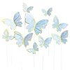 10 pz farfalla blu 02