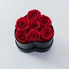 7 rose in heart box