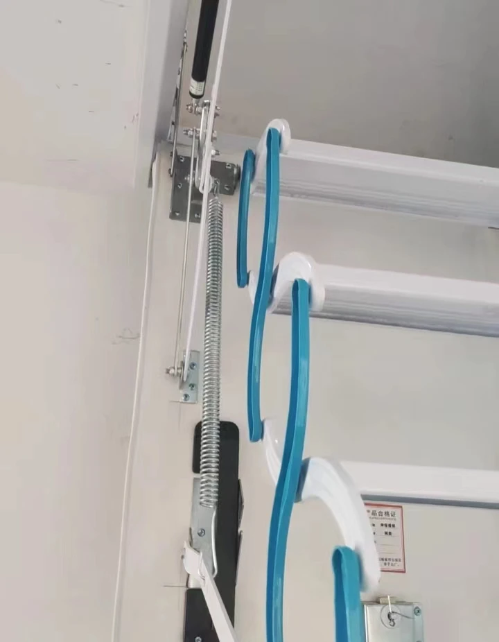 Automatic Electric Aluminum Alloy Loft Stairs One Button Operated