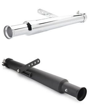 Exhaust Muffler Forge BG For Cafe Racer Scrambler And Chopper Stainless Steel | UK - View #2