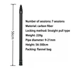 Black 3M 7 carbon fiber rod