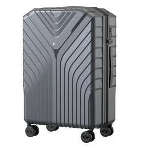 custom logo New PC Soft Small Lightweight 20inch Waterproof Boarding Case High Quality Silent Universal Wheel Travel Suitcase