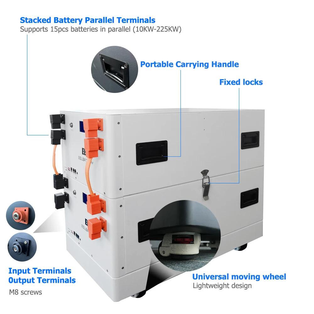 Livraison DDP 15 kWh 16 kWh EEL Système de stockage d'énergie LiFePO4 V5 V6 Pro Kits de montage DIY 48 V 200 Ah 280 Ah 320 Ah Boîtier de batterie LiFePO4_voghion.com