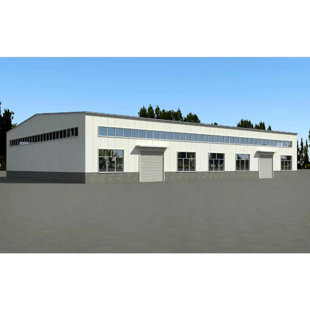 Light Steel Structure Workshop Hangar Warehouse Prefab Steel Warehouse Prefabricated Steel Structures Building
