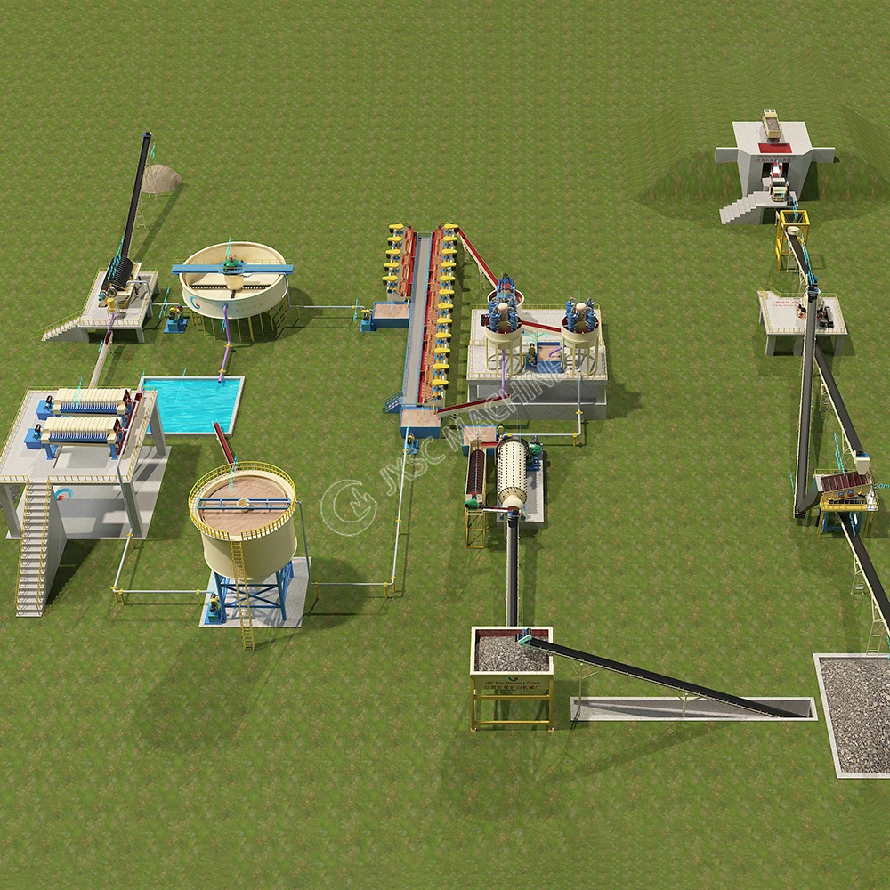 Popular Small Scale 120TPD Lithium Ore Processing Plant Spodumene Process Plant in Zimbabwe