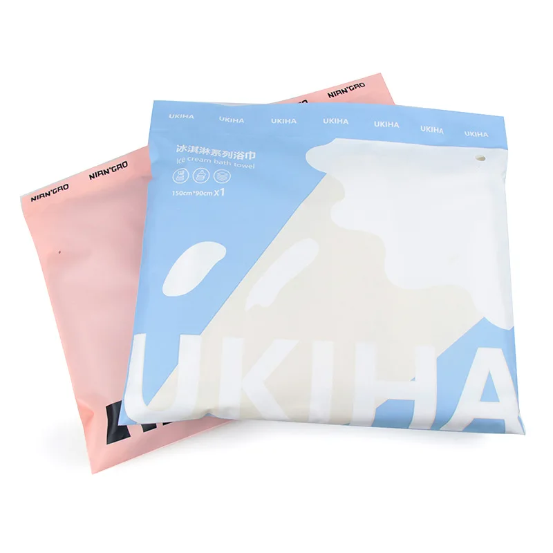Hot Selling Customized Reusable Antistatic Slider Ziplock Logo Custom Packaging Shipping Cloth Bag