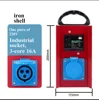 Pure copper iron box 1-position industrial aviation
