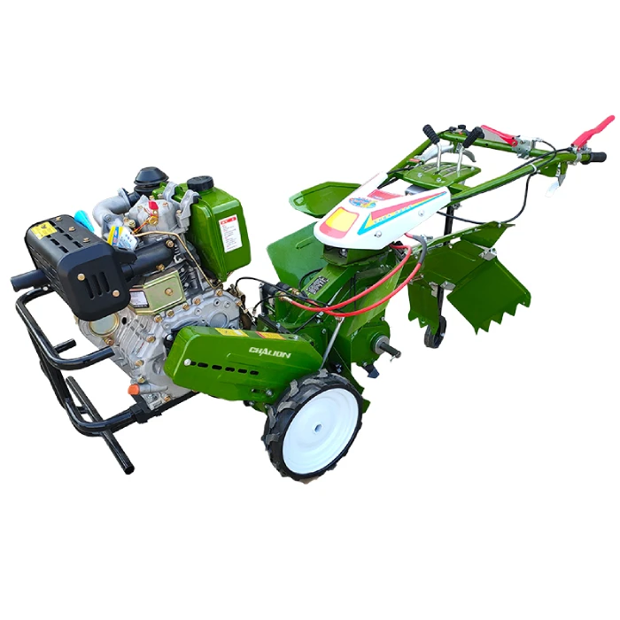 Mini Diesel Engine Power Tiller Agricultural Machine Chalion Farm  Small Power Tiller With Grass Cutting in Indonesia