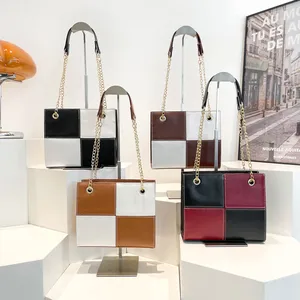 Top Large-capacity Popular Women's Shoulder Bag Fashion Chain Women's Handbag PU Leather Women's Messenger Bag