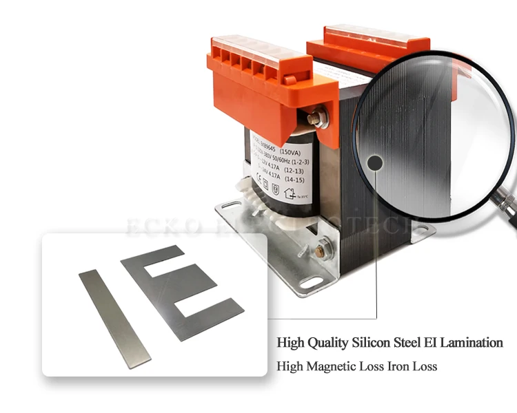 BK-100 Control Transformer 220V to 12V/24V/36V 100VA for Machine Tools and Equipment Isolated Safety Voltage Copper Wire Winding supplier