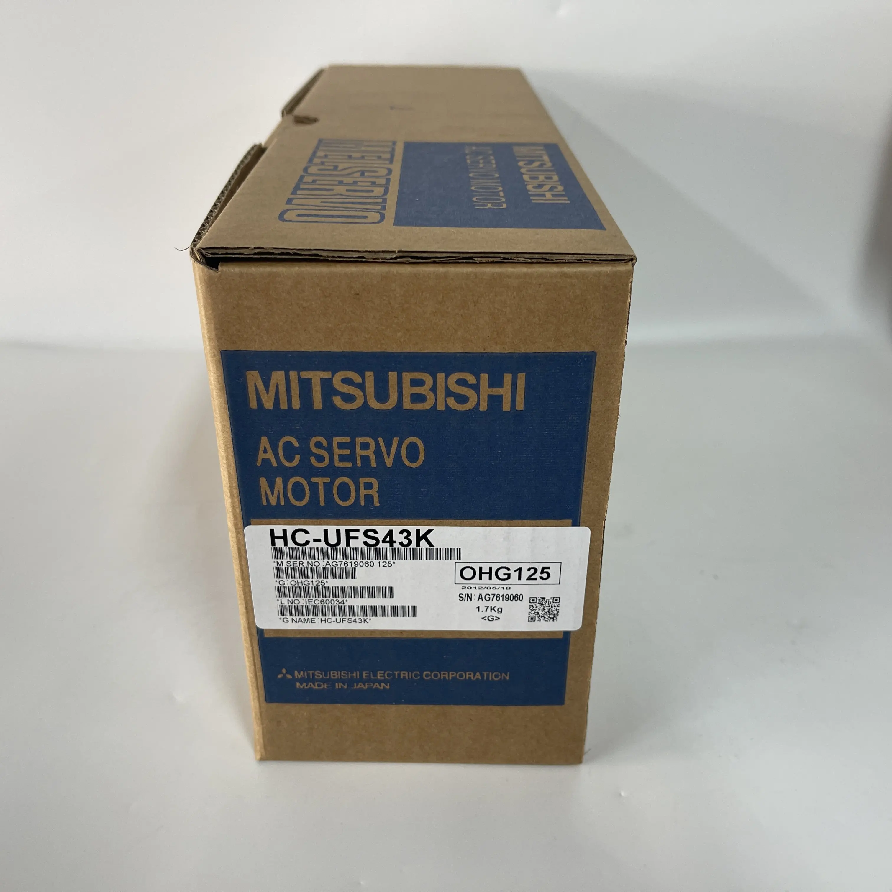 Mitsubishi AC Servo Motor HC-UFS43K