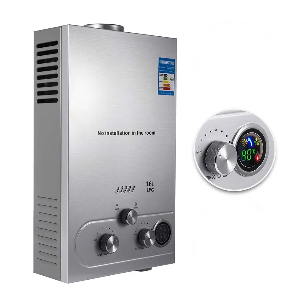 Source VEVOR 16L bathroom tankless lpg water heater shower water heater on  m.alibaba.com