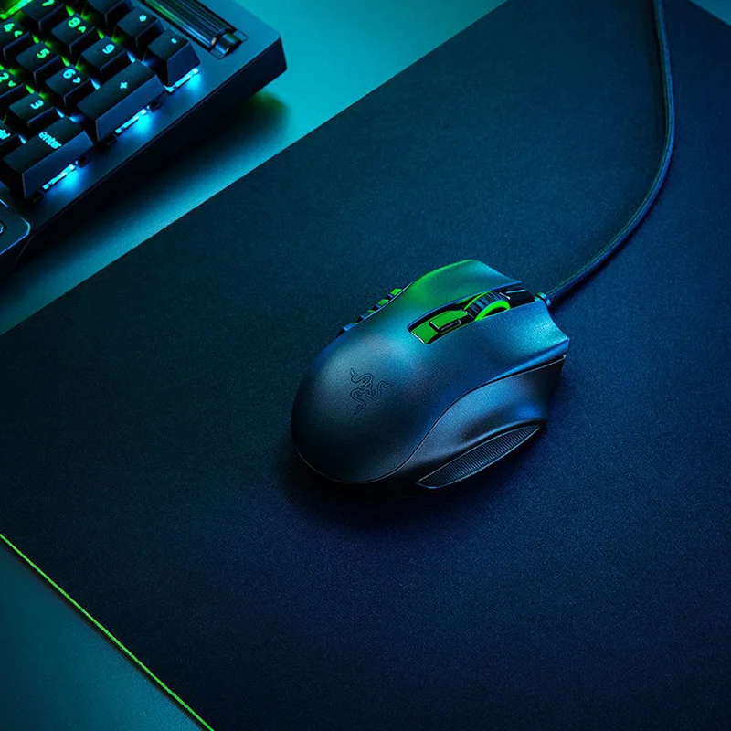 Razer Naga X buy Wired MMO Gaming Mouse: 18K DPI Optical Sensor