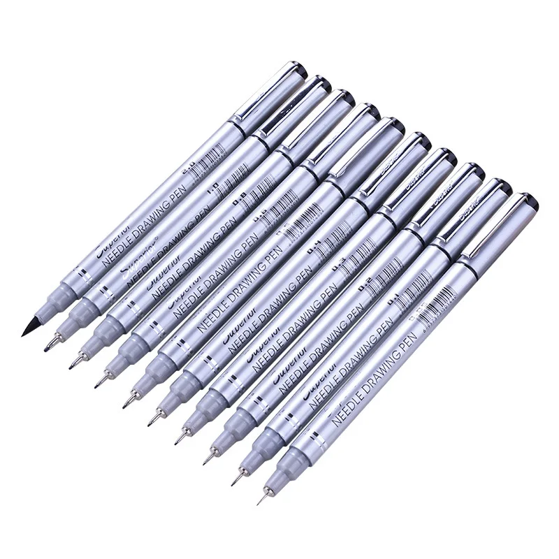 pack of 10 assorted tip sizes