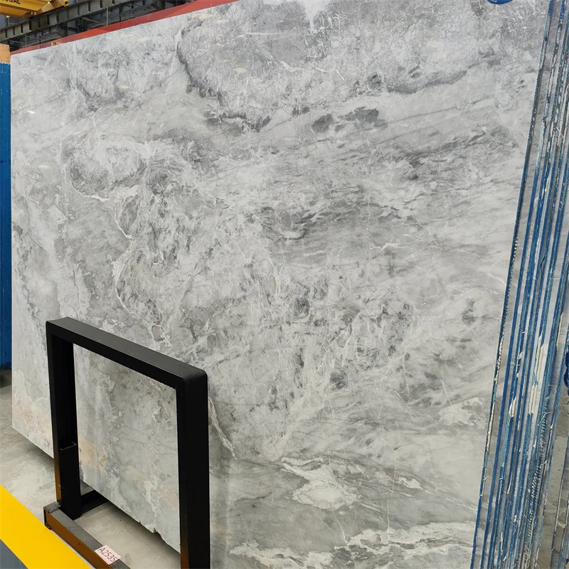 product polishing white nature stone  albert white marble tile and slab widely for interior and exterior decoration-2