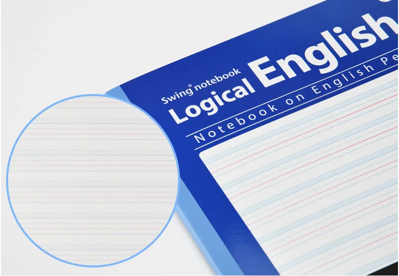 Недорогая китайская тетрадь для упражнений на английском языке с 4 линиями заказ учеников