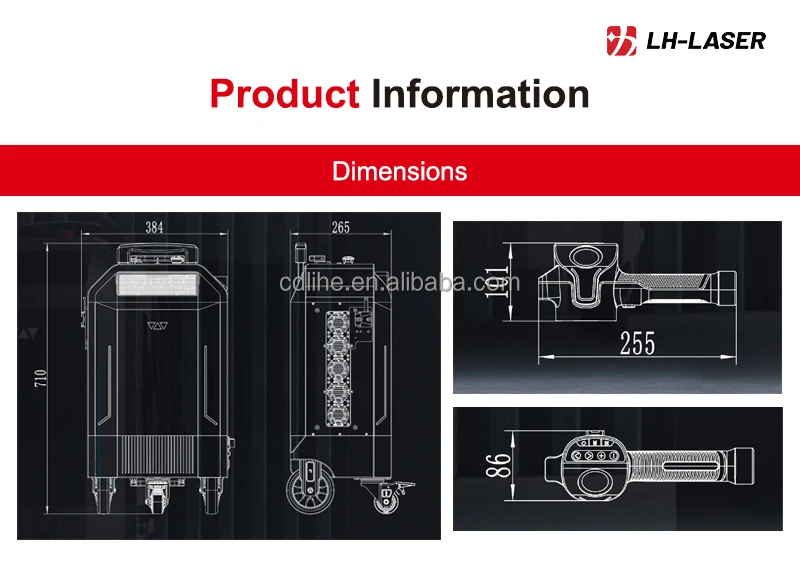 product-750-526.875 320W 36kg Mini Rechargeable Backpack Laser Cleaner Hand Held rust Removal Laser for Rust Paint Oxide Removal
