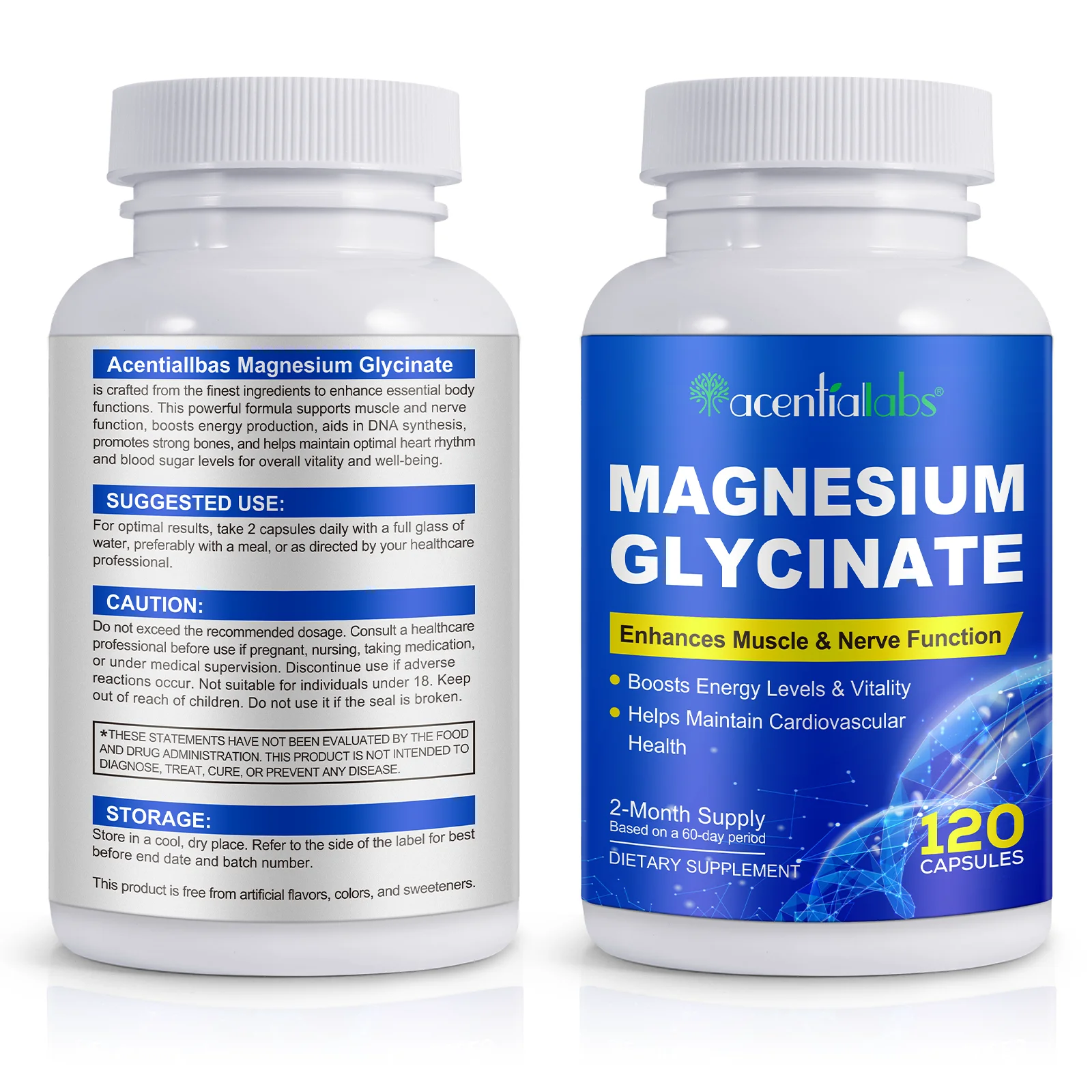 China Wholesale Food Grade Magnesium Glycinate Supplements Best Price Halal Pure Vegan Magnesium Glycinate Capsules For Sleep