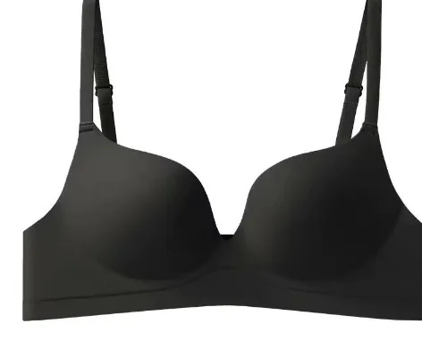 Simple Small Breasts Show Large Push-up Bra Wholesale Women's Seamless Underwear Girls No Underwire Medium Thick Cup Bra