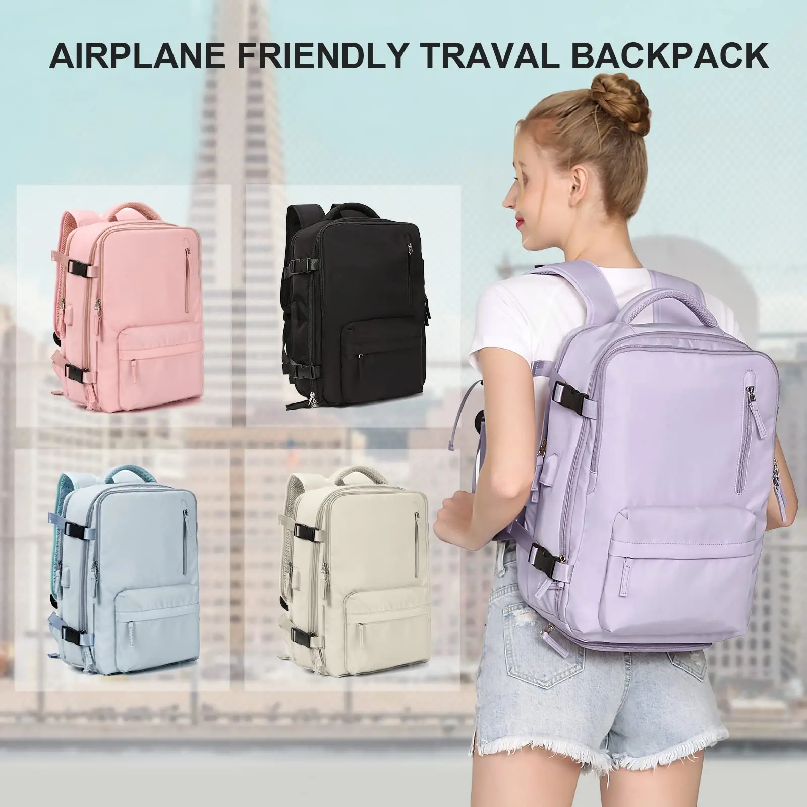 Large Travel Backpack Women Carry On Backpack Hiking Backpack ...