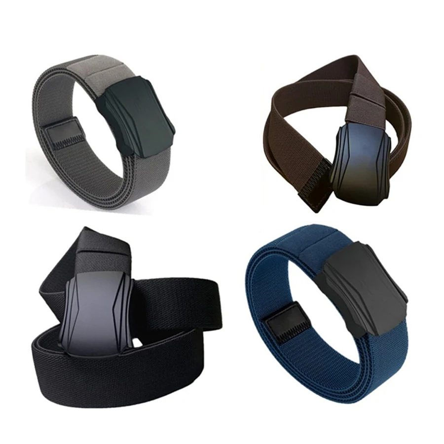 Hot Selling Nylon Elastic Stretch Tactical Belts Men Work Sport Wear Heavy Duty Durable Sports Belts