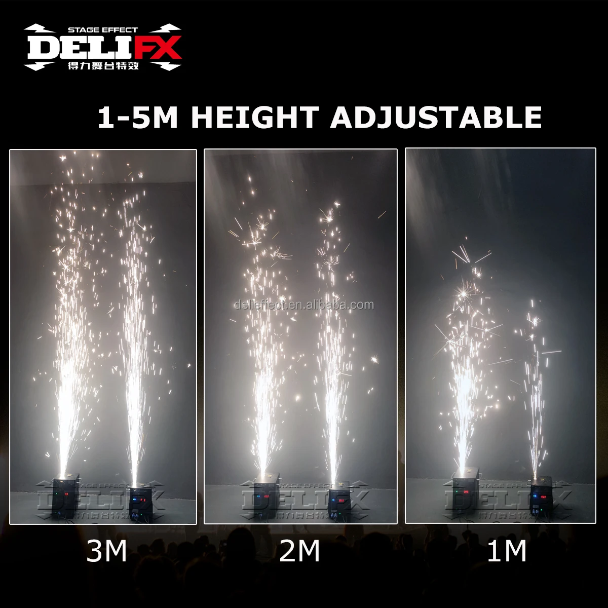 DELIFX Shock Visual Effect Stage Firework Product Cold Pyro Mini ...
