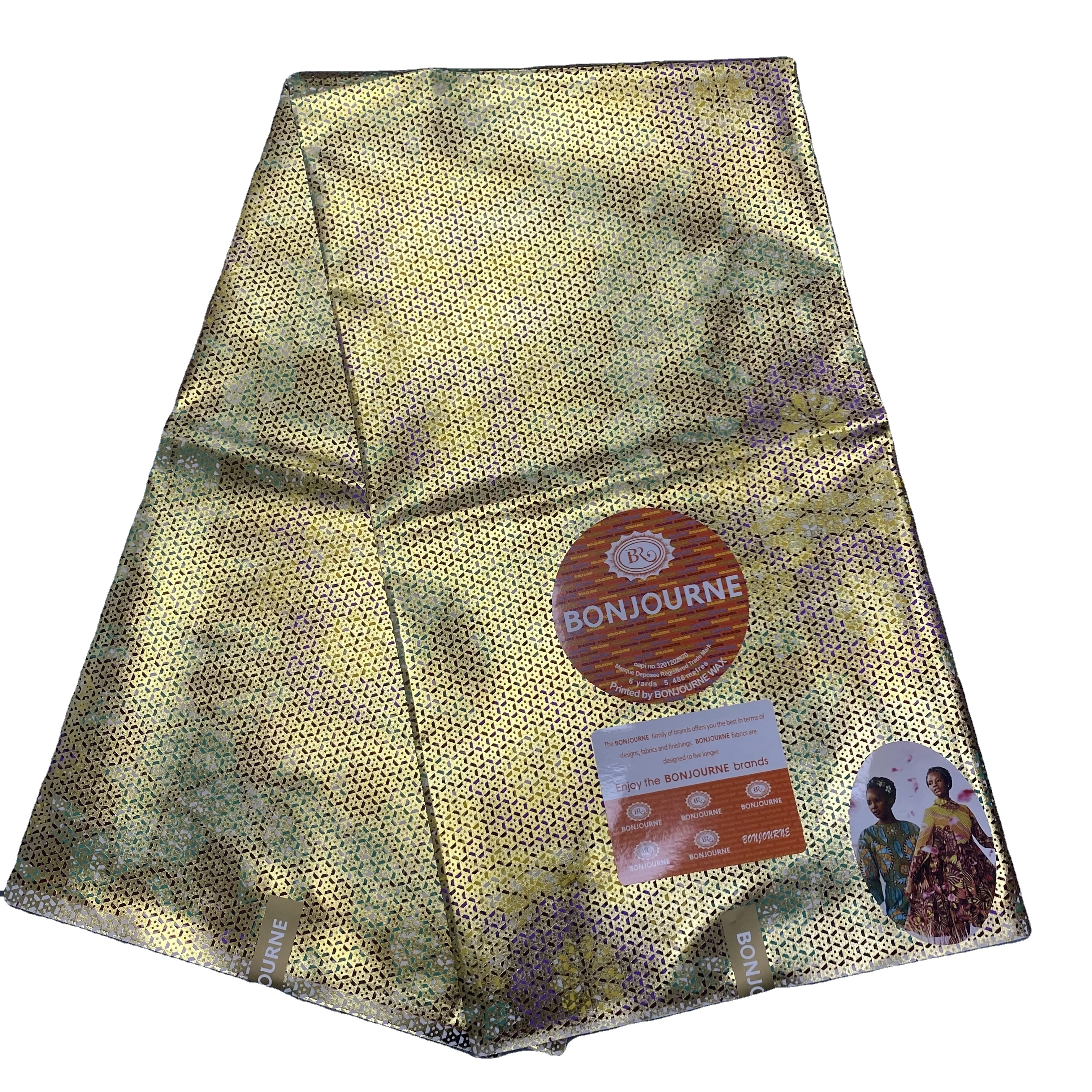 Логотип на заказ 100% полиэстер супер золотой воск принты голландский африканские ткани для