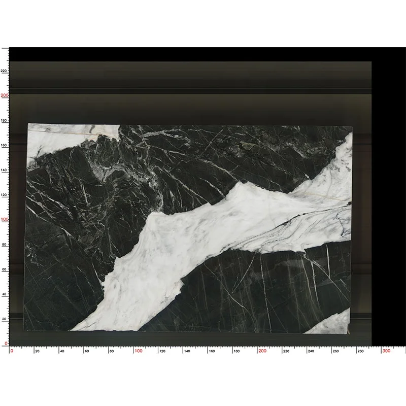 product natural calacatta black marble with white veins slab for hotel villa interior design wall flooring design-4