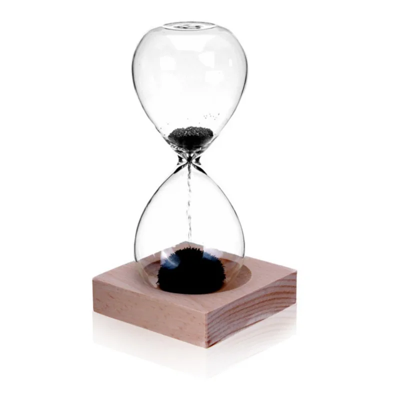 Magnetic Hourglass Sand Clock Timer for Home Office Desk Decor for Age 5-7 Years