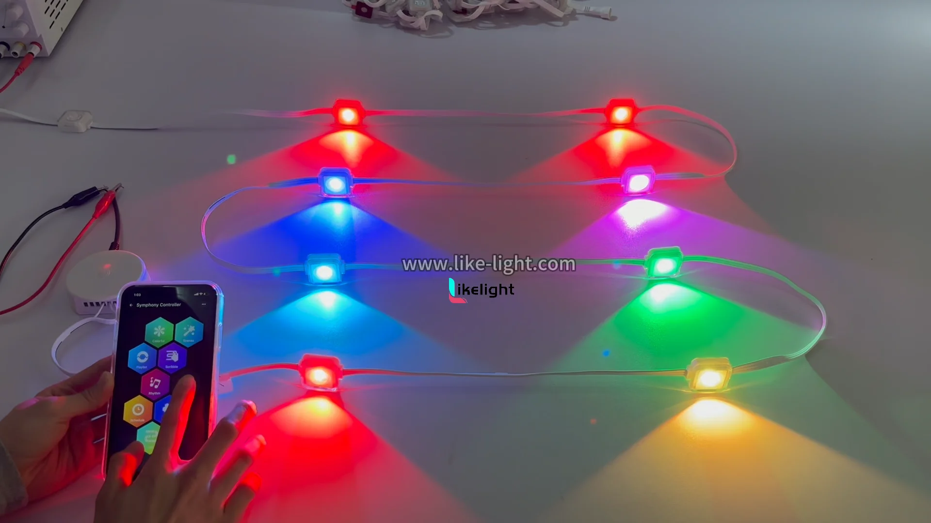 Smart App Wifi Control Rgbic Led Pixel Point Light Ws2811 36volt Ip65