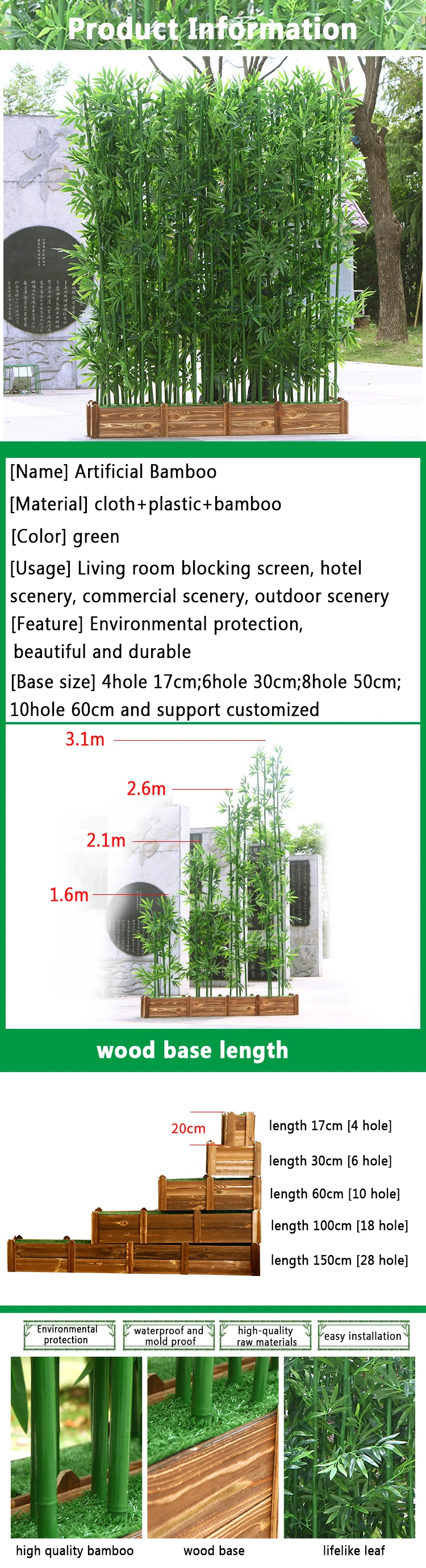Hot Sale High Quality Outdoor And Indoor Decorative Artificial Lifelike