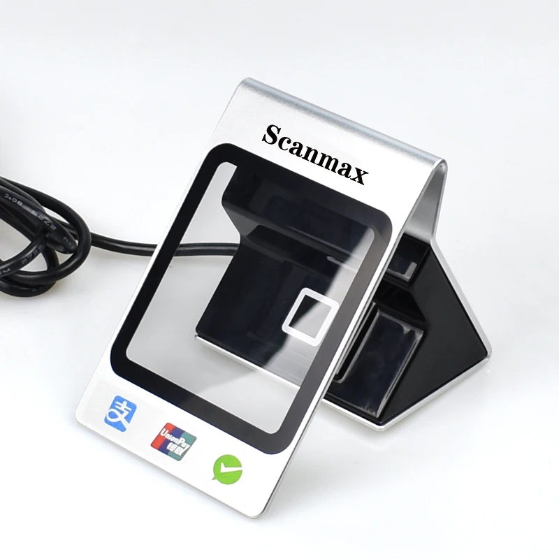 Supermarket High Speed QR Code Mobile Payment 360 Degree Desktop Barcode Reader Scanner
