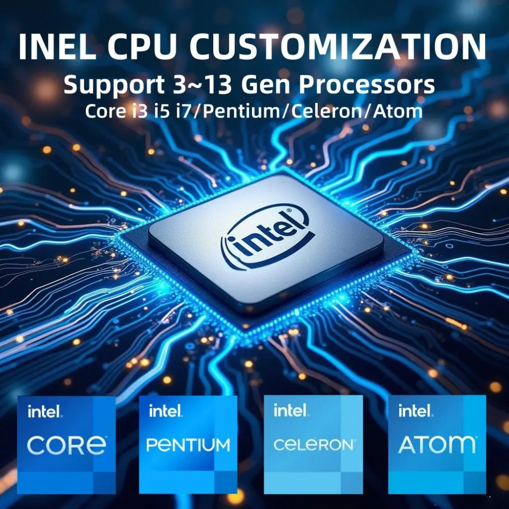 11th 12th & 13th Gen Core I3 I5 I7 Intel CPU Mini PC Windows 10 11 Pro ...