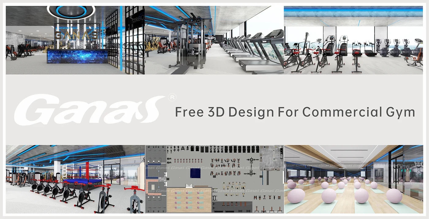 Ganas New Arrival Series Complete Gym Equipment Commercial Total Gym