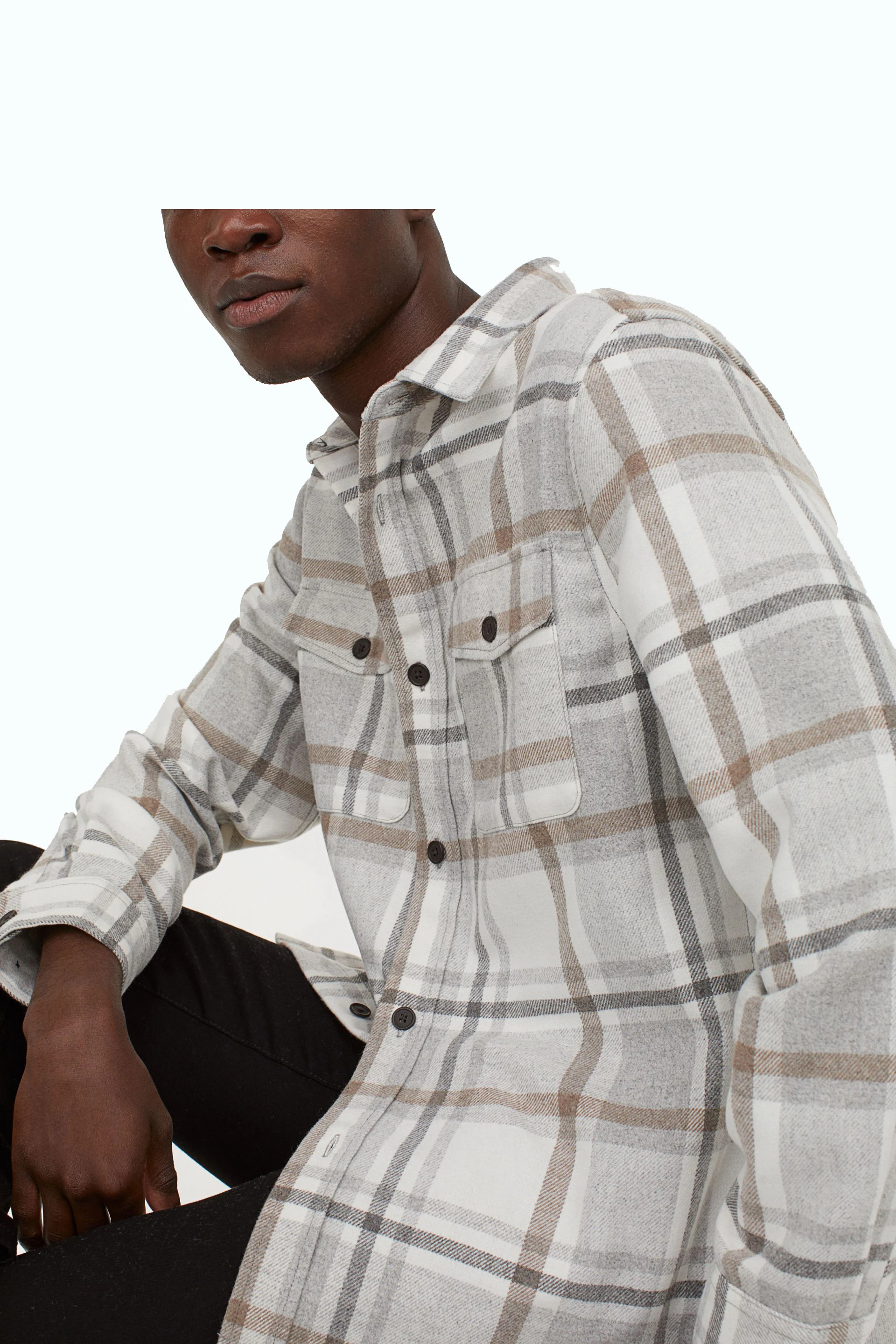 Oem Custom Vintage Plaid Flannel Shirt 
