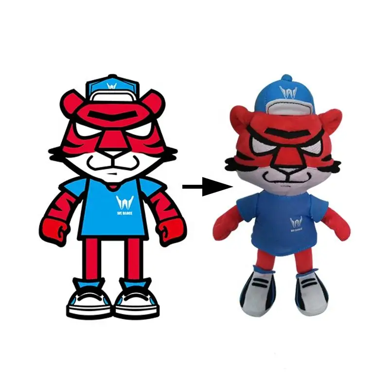 2023 High Quality 10cm Plushie Soft Toys Customized Mascot Doll Peluche