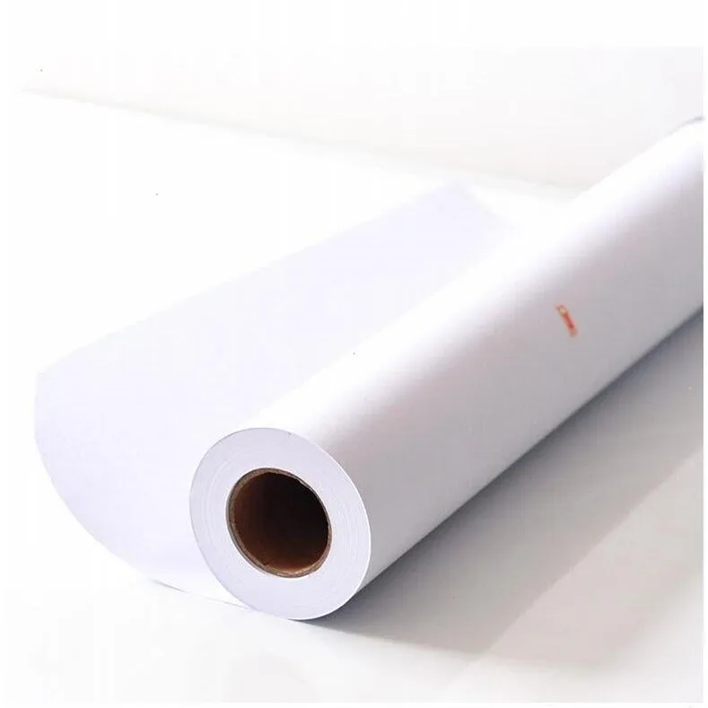 China factory direct sales 880mm*50m/914mm*50m 60/70/80gsm White CAD plotter paper
