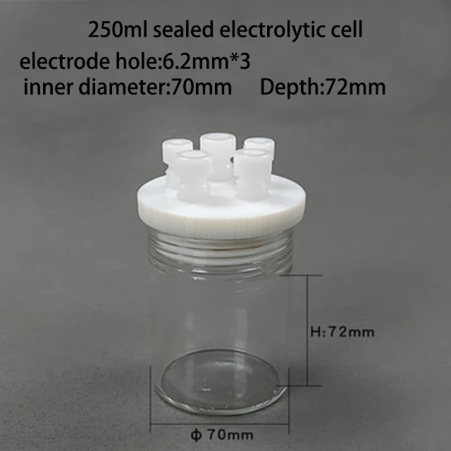 Electrochemical Electrolyzer / Fiveport Sealed Threeelectrode
