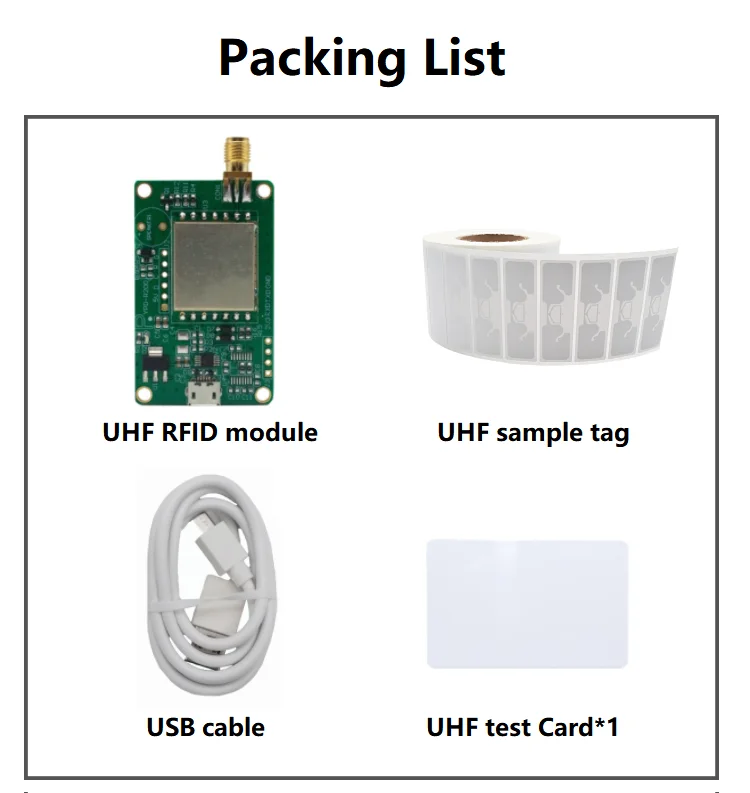 YND-R200 Chip Small TTL ESP32 Long Range UHF RFID Reader