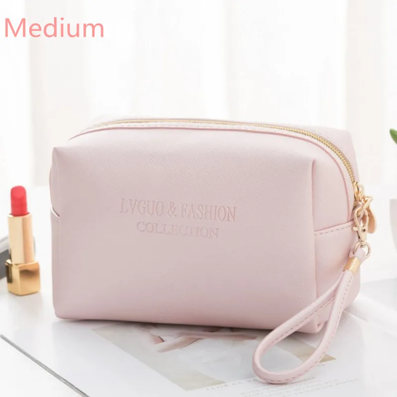 Fashion Pu Leather Pouches Make Up Case Bag 3pcs Makeup Brush Set Box ...