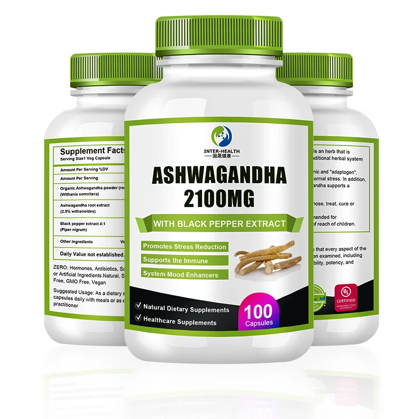 Pure Herbal Organic Supplements Ashwagandha Root Extract Ksm-66 ...